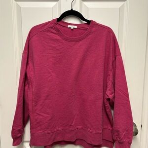 Z Supply Fuchsia Crewneck Top